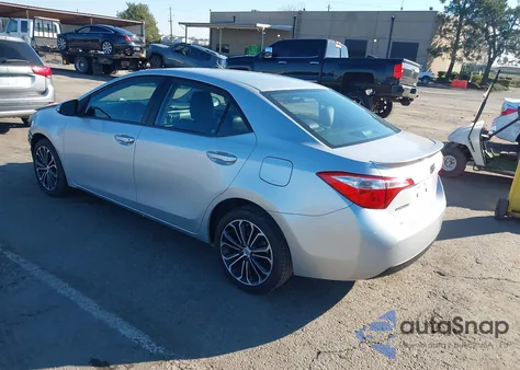 2014 Toyota Corolla S Plus from USA, damaged, VIN 5YFBURHE2EP156104